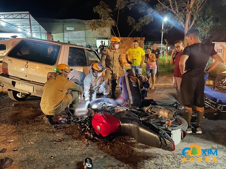 Adolescente Fica Ferida Em Colis O Entre Motocicleta E Carro Na Regi O