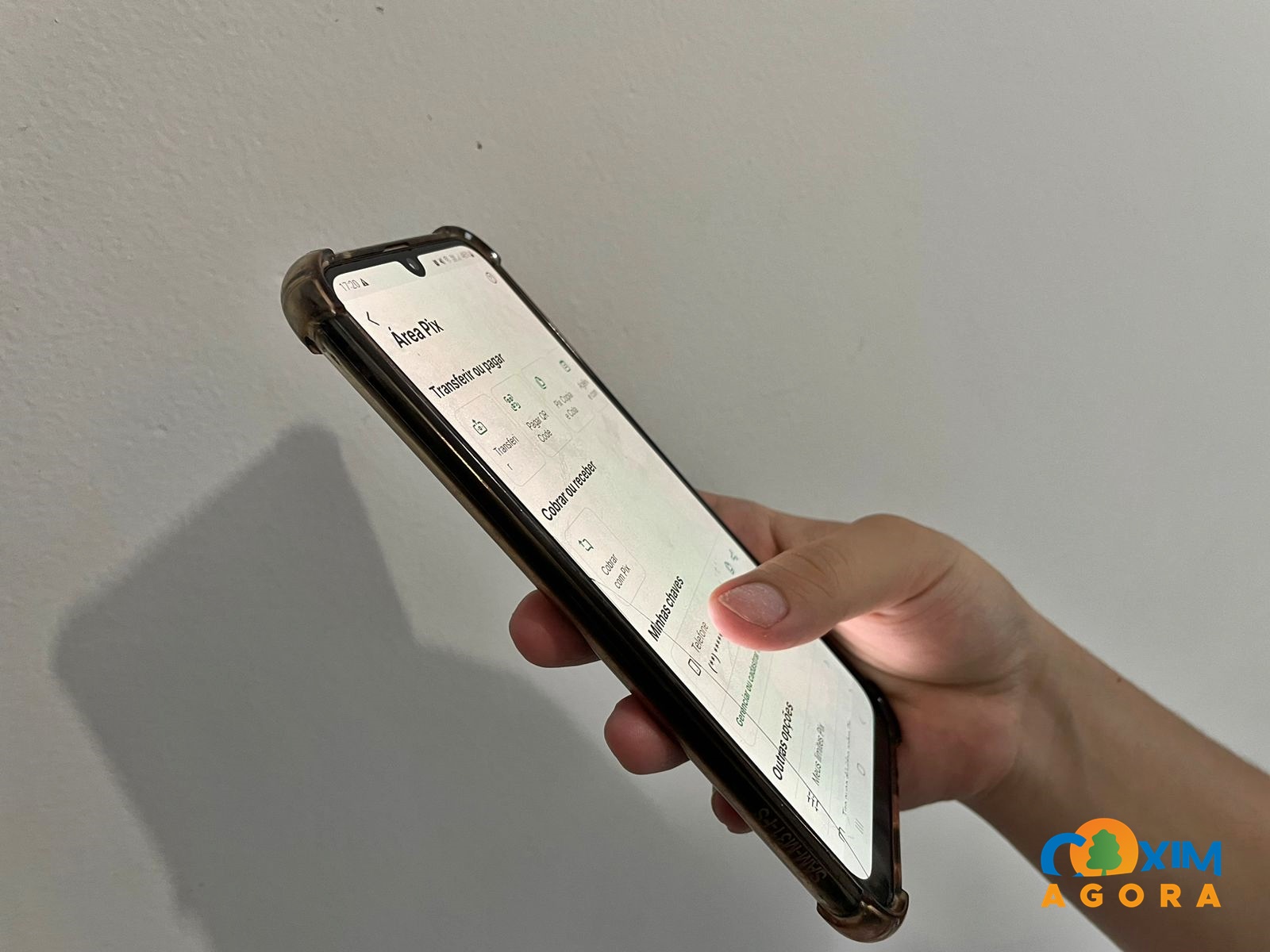 Mulher é presa pela Polícia Civil ao tentar dar golpe do Pix em mercado de Coxim
