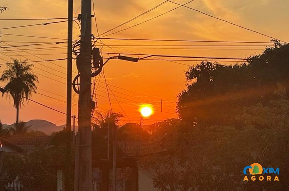 Após chuva de granizo em Coxim, semana deve ter calorão de 41ºC