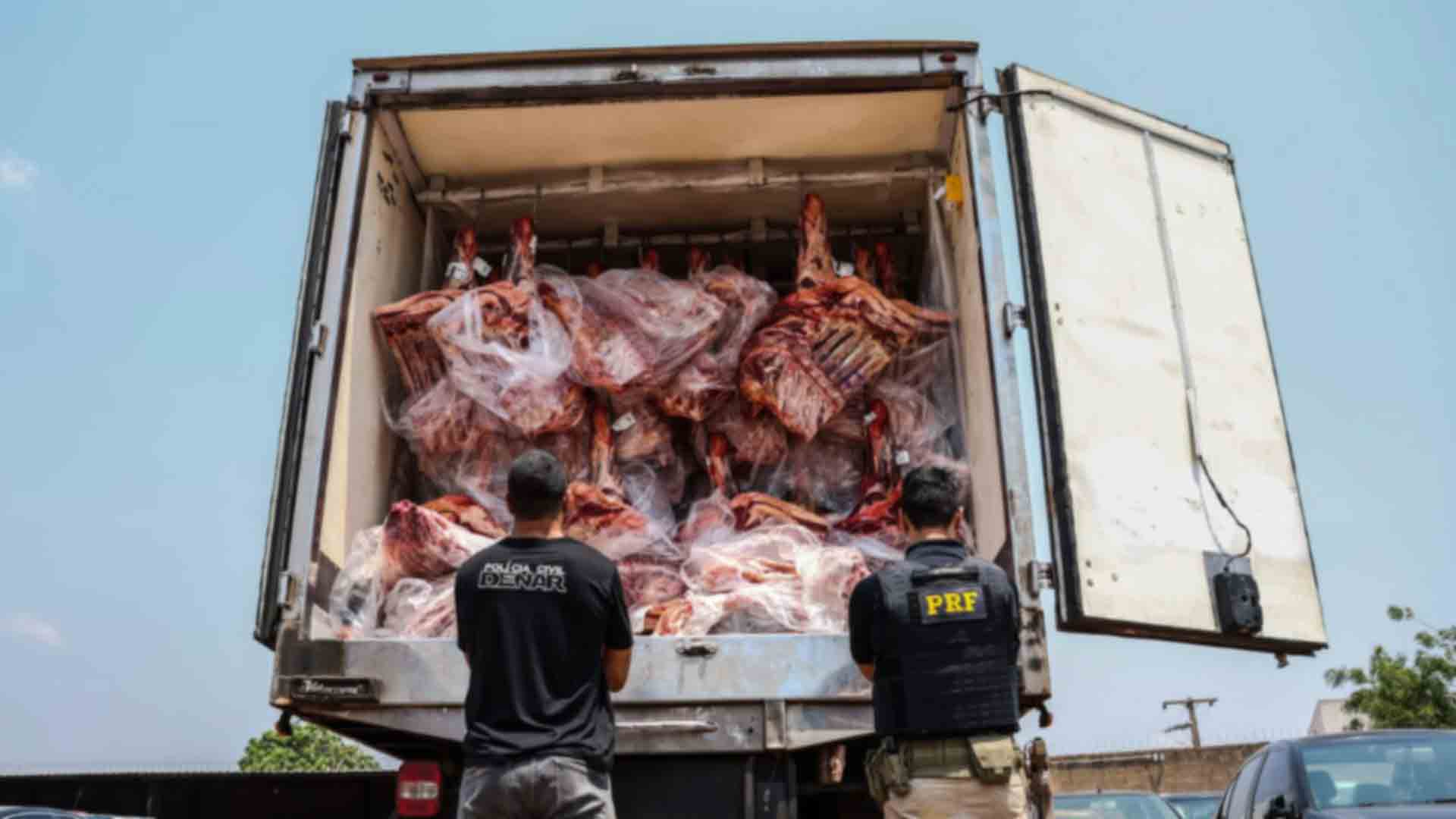 Dono de transportadora e mais 5 são presos com maconha escondida em carga de carne em Campo Grande