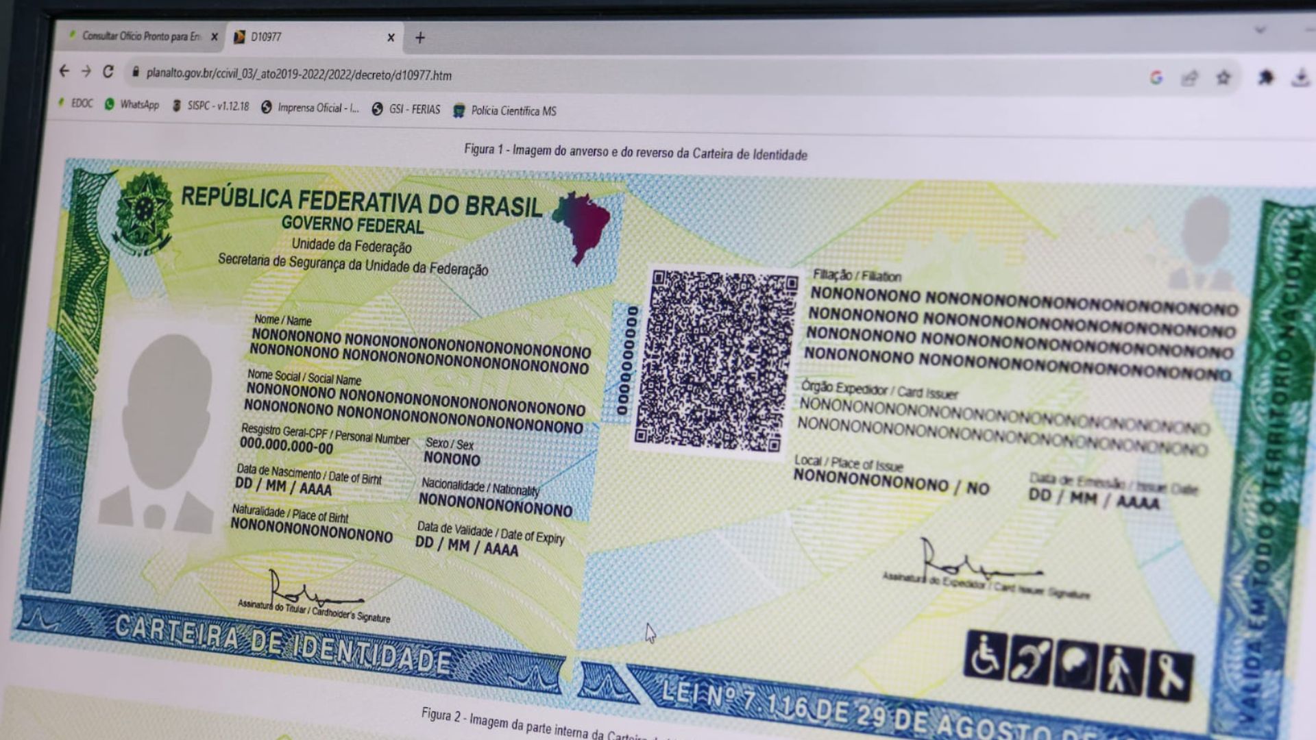 Governo prorroga prazo e MS terá mais dois meses para começar emissão da nova Carteira Nacional
