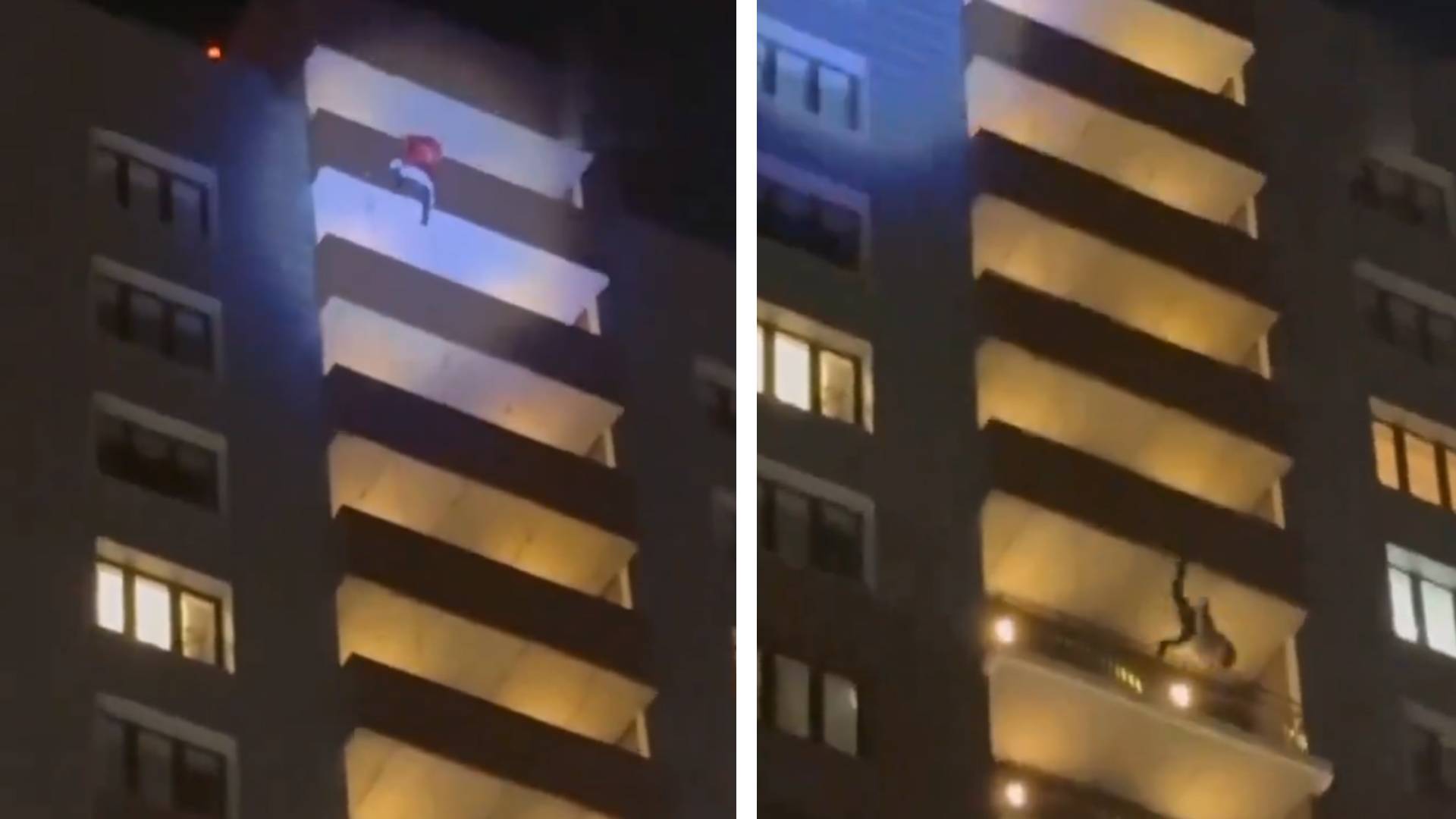 Homem vestido de papai noel cai de prédio de 24 andares durante apresentação