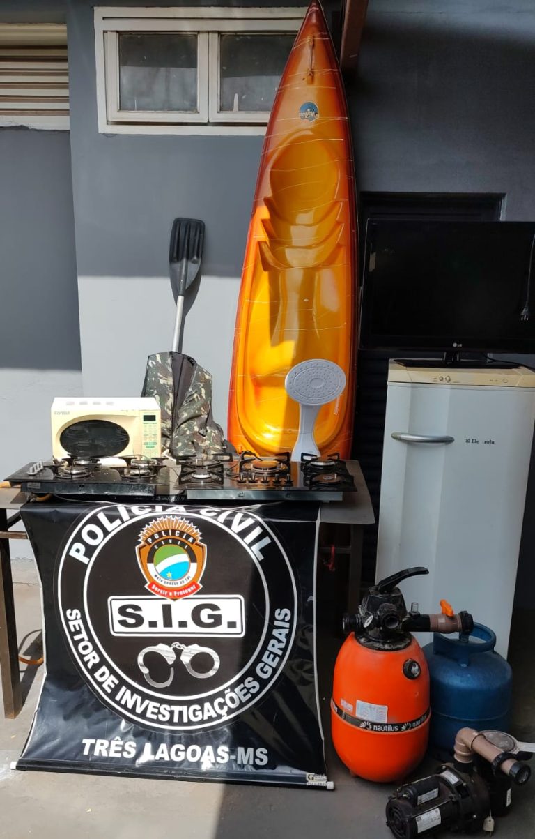 Polícia Civil esclarece série de furtos praticados em Três Lagoas e prende a receptadora em flagrante