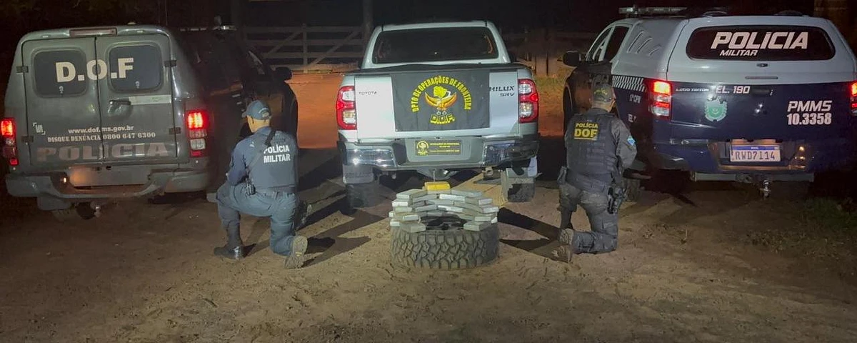 Cocaína avaliada em R$ 2,3 milhões é apreendida na BR-060 em Camapuã