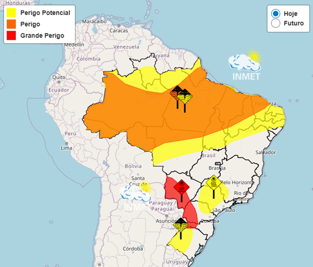 Coxim deve registrar calor intenso de 38°C e possibilidade de chuvas isoladas nesta terça-feira
