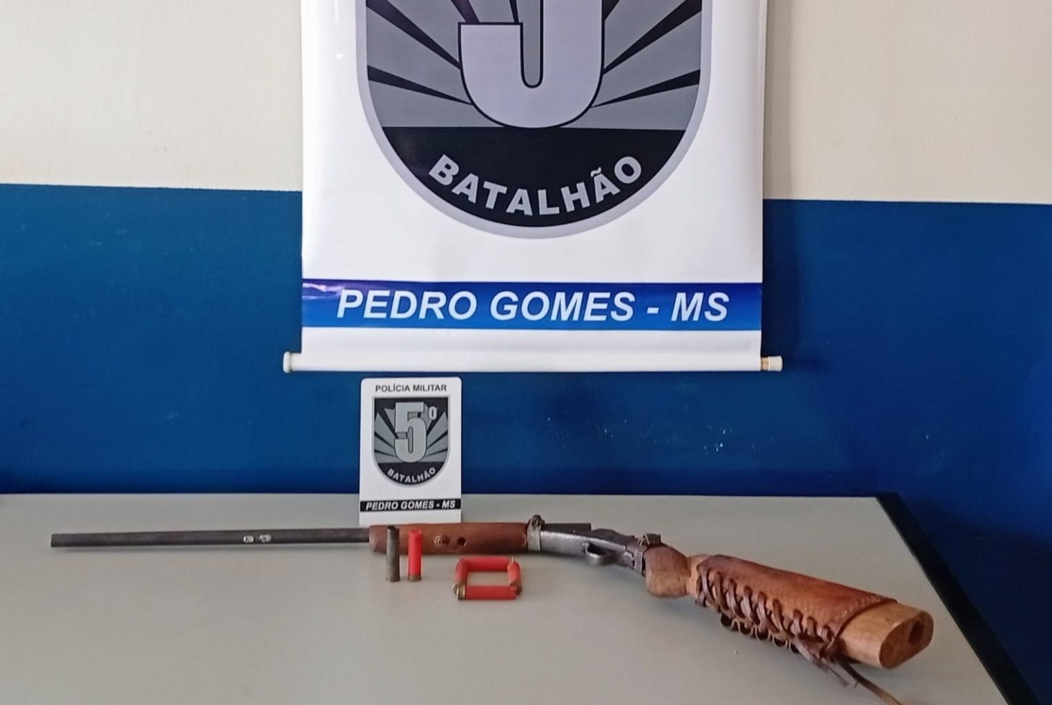 Polícia Militar prende homem por furto e porte ilegal de arma de fogo em Pedro Gomes