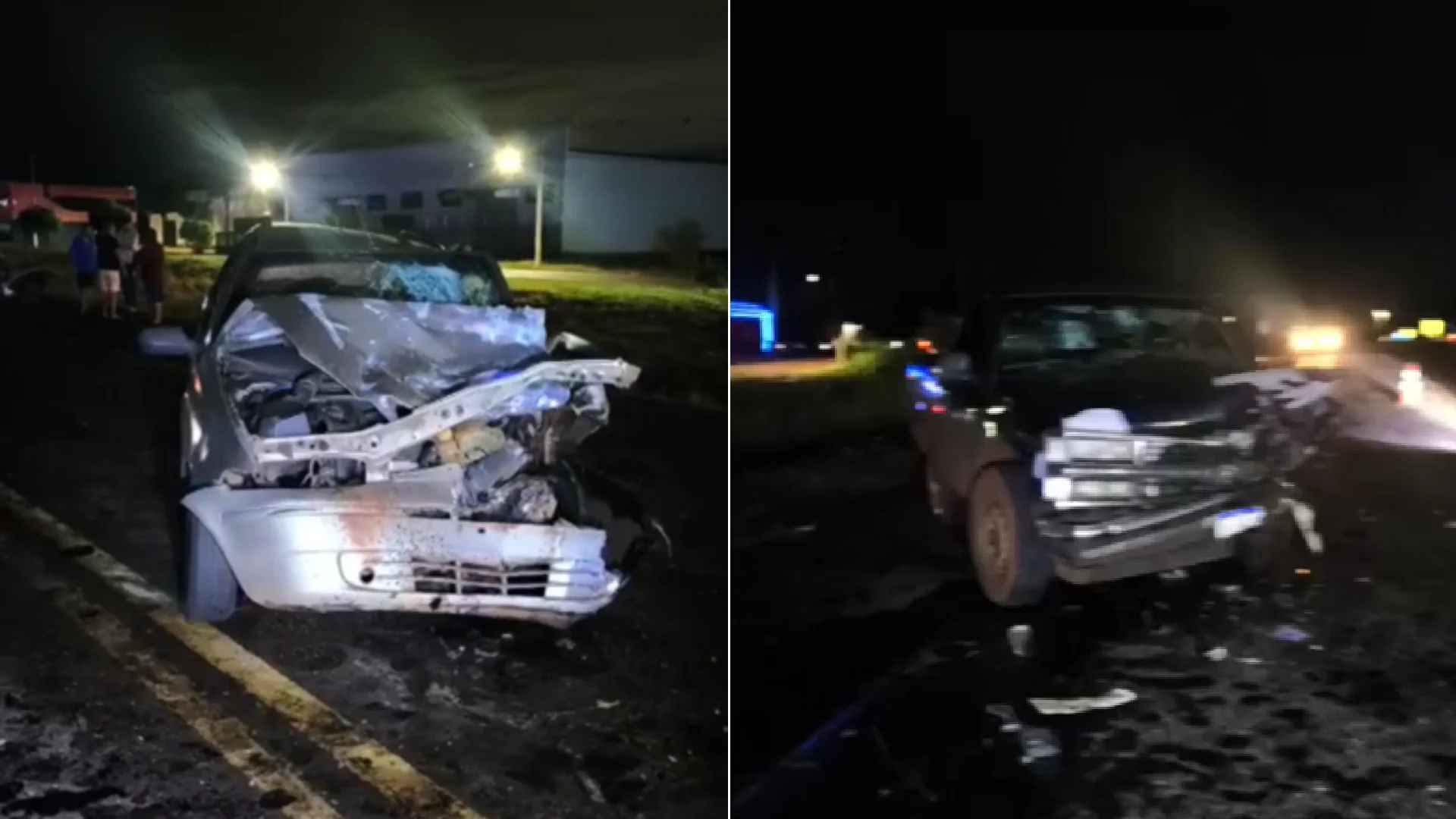 Batida frontal entre Palio e Silverado deixa um morto e cinco feridos na BR-463