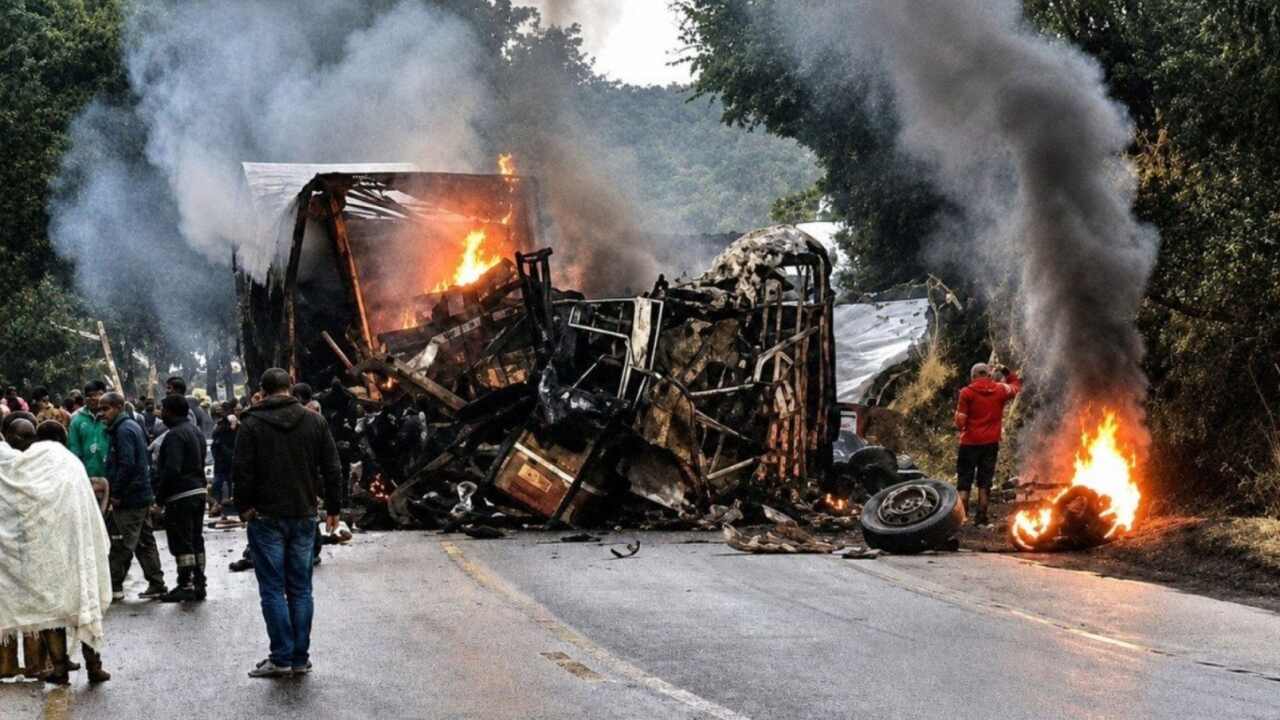 ‘Desespero de escutar os gritos’: caminhoneiro que ajudou vítimas de acidente na BR-251 relata cenário