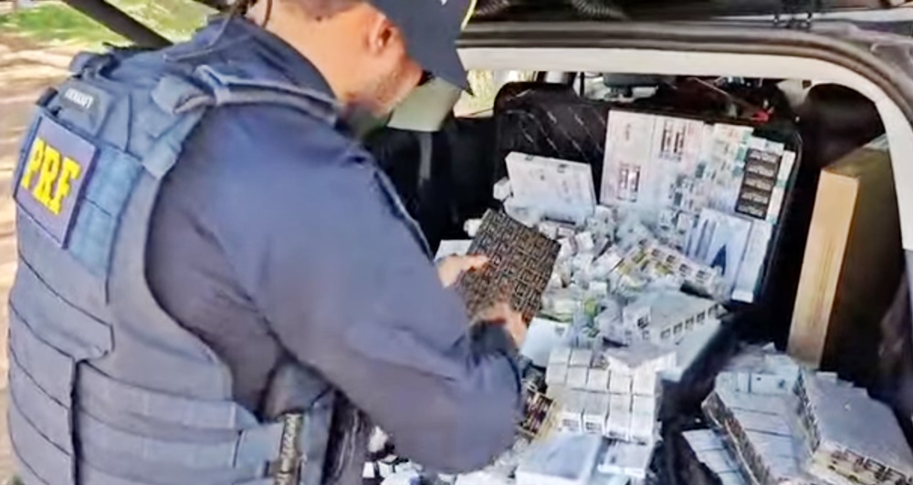 PRF e Bope apreendem mais de mil medicamentos emagrecedores contrabandeados na BR-163 em Coxim