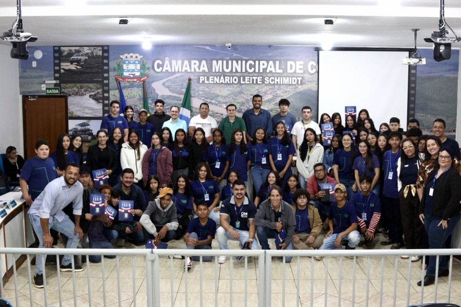 Juventude em Ação aproxima estudantes do Legislativo e fortalece participação cidadã em Coxim