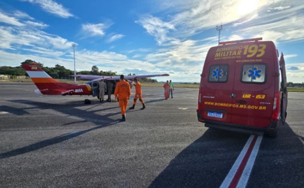 Paciente indígena é resgatada de aldeia no Pantanal por transporte aeromédico