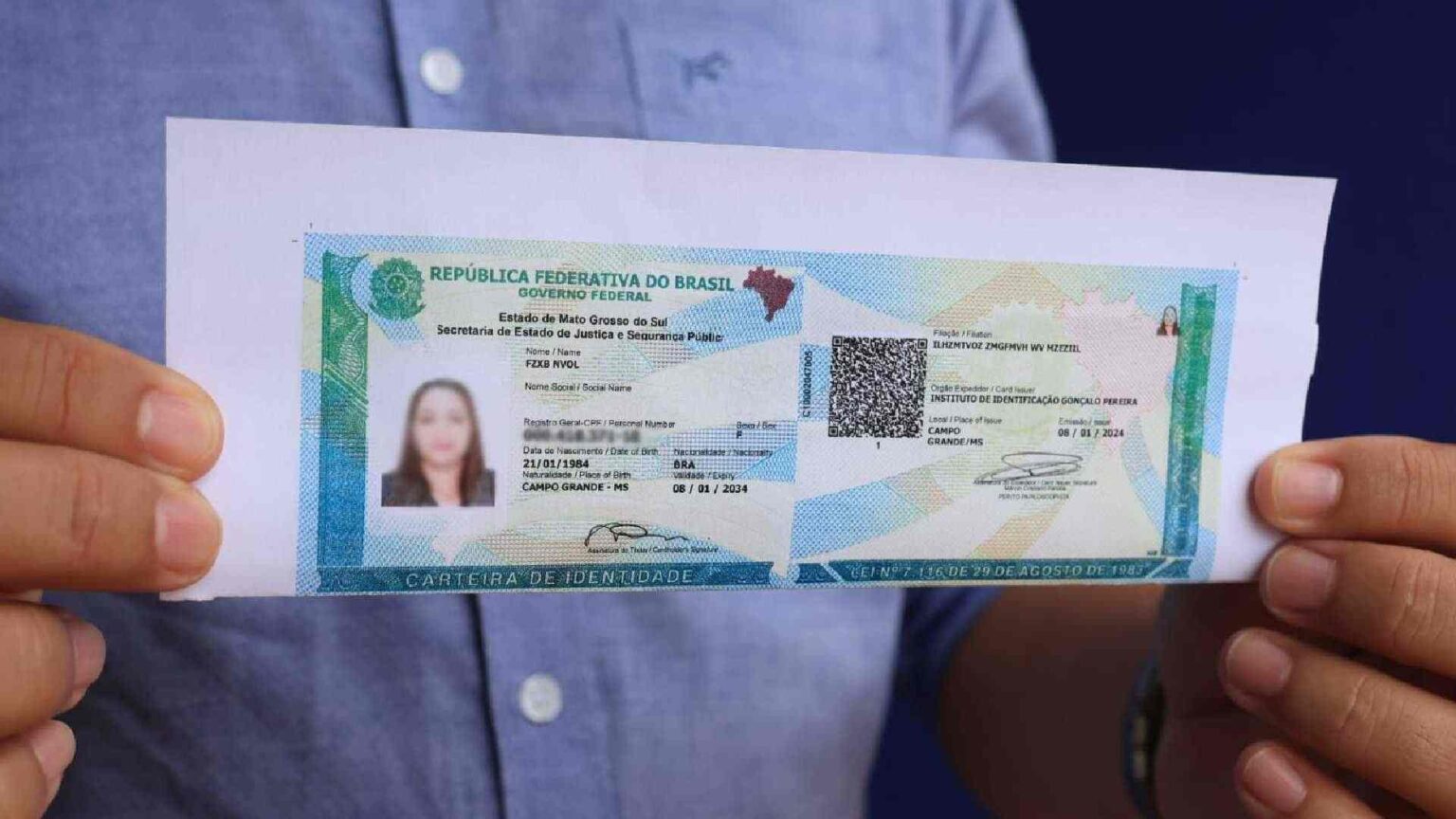 Em Mato Grosso do Sul, mais de 790 mil pessoas já possuem o novo RG