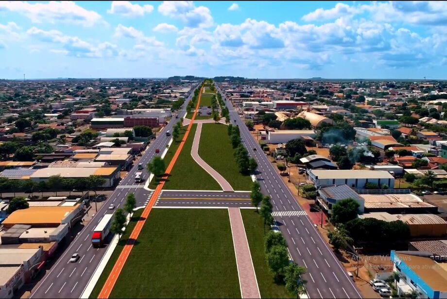 Estado destina R$ 76 milhões a uma única avenida no interior de MS