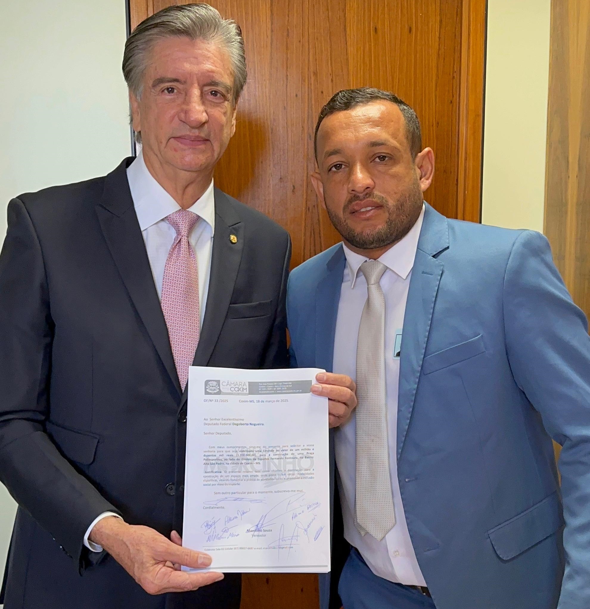 Vereador Marcinho Souza garante R$ 1 milhão para mutirão de cirurgias oftalmológicas em Coxim