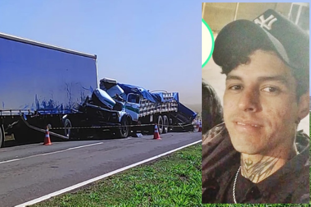 Morador de Coxim morre em colisão entre caminhão e carreta na BR-163