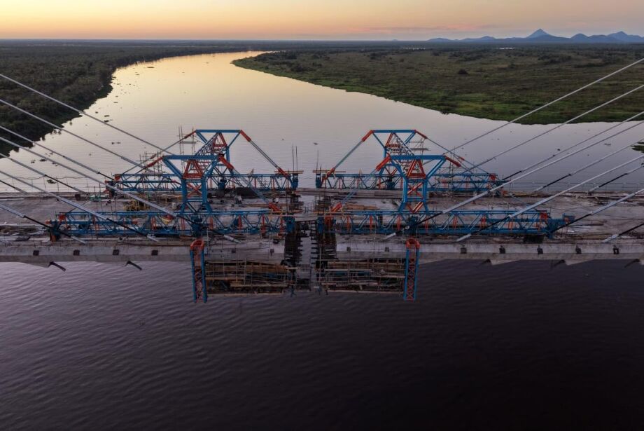 Ponte da Rota Biocênica deve ligar Brasil e Paraguai nesta semana
