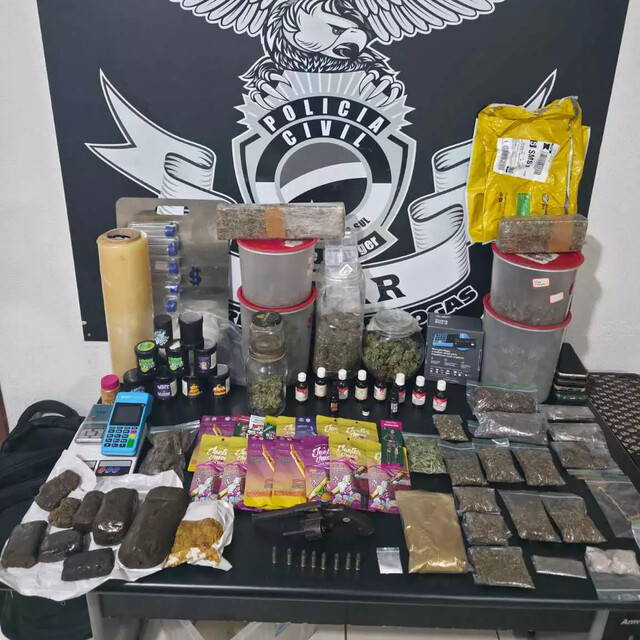 Polícia fecha “loja gourmet” de drogas nas redes sociais e prende fornecedor