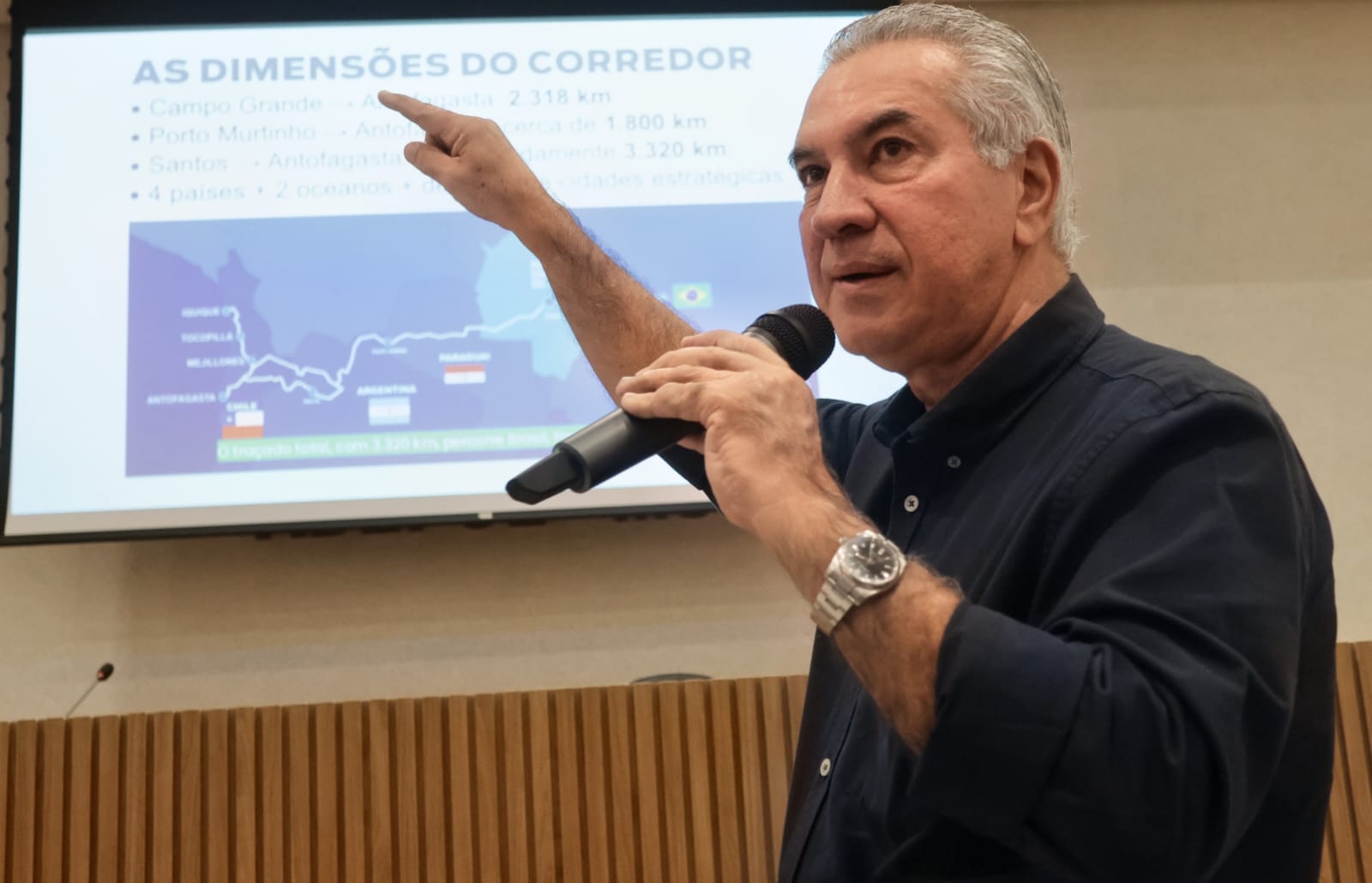 Reinaldo aponta maiores desafios da Rota  Bioceânica depois da construção da ponte