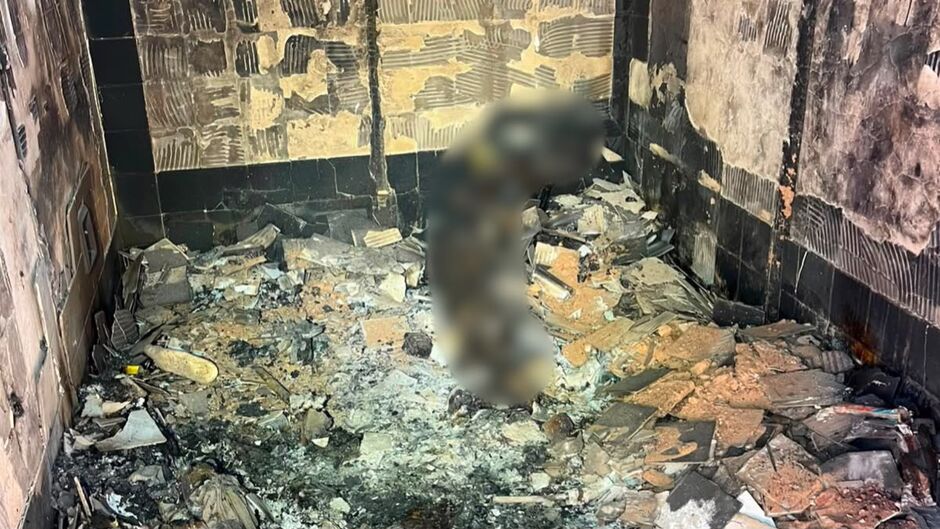 Corpo é achado carbonizado nos fundos de posto de combustíveis em Campo Grande