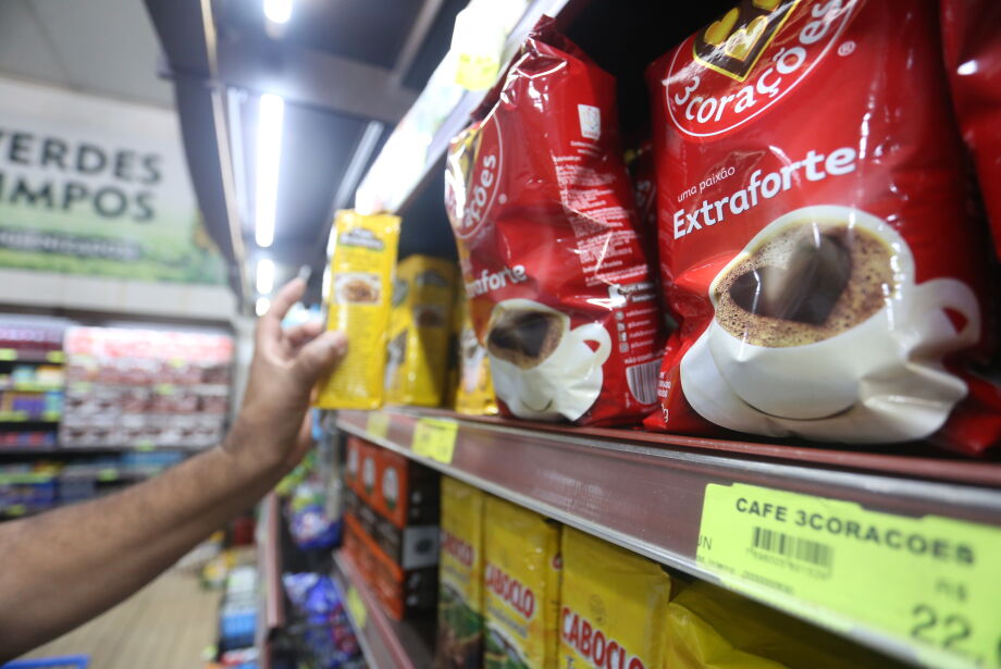Café pode custar quase o dobro em Campo Grande e diferença chega a R$ 21