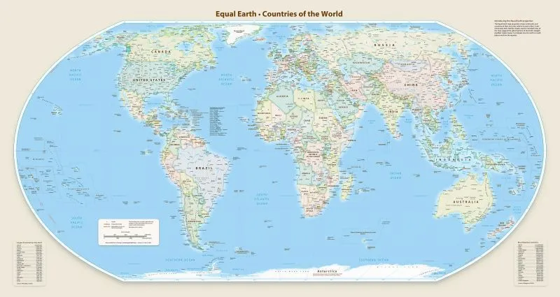 Brasil ‘cresce’ em novo mapa-múndi aprovado pela ONU; entenda o motivo