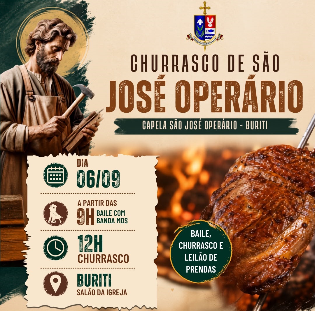 Comunidade do Buriti realiza Churrasco de São José Operário neste domingo