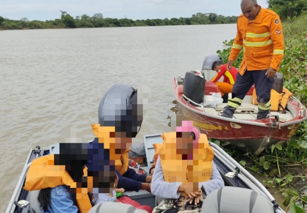 Jovem e bebê são resgatados em área da Aldeia Uberaba e encaminhados para atendimento em Corumbá