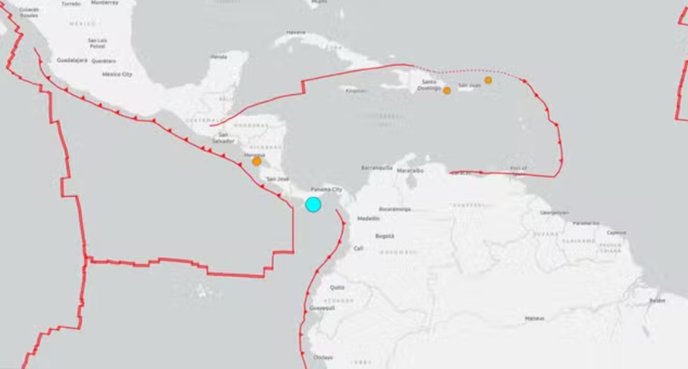 Terremoto de magnitude 7,7 atinge o Panamá com alerta de tsunami