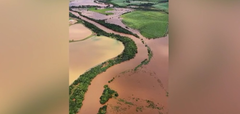 Rios de MS enchem e Miranda entra em estado de alerta ao atingir 6,7 metros